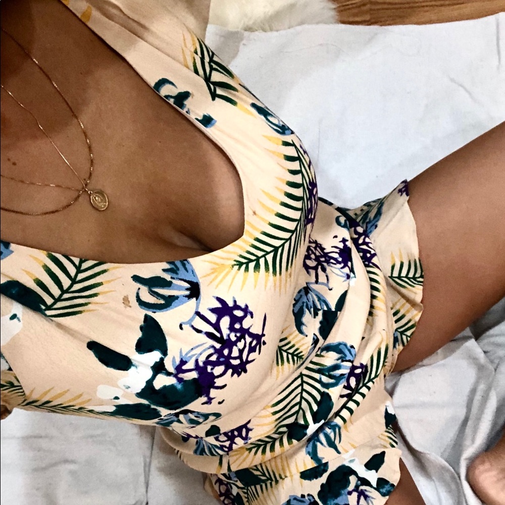 For Love and Lemons tropical romper